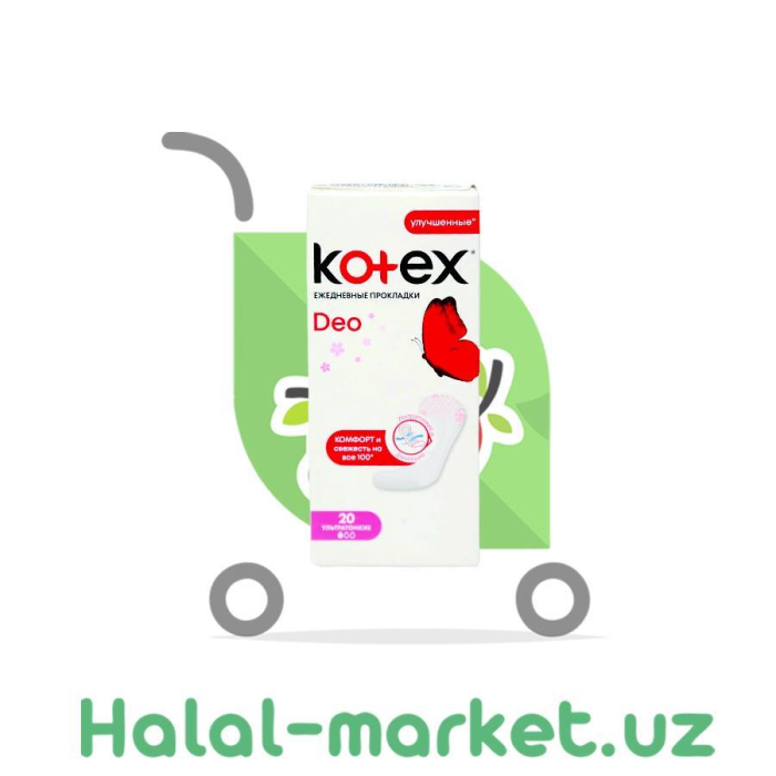 Ежедневки KOTEX DEO Ультратонкие 20шт (кор)
