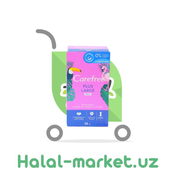 Ежедневки CAREFREE Plus Large Fresh 36шт (кор)