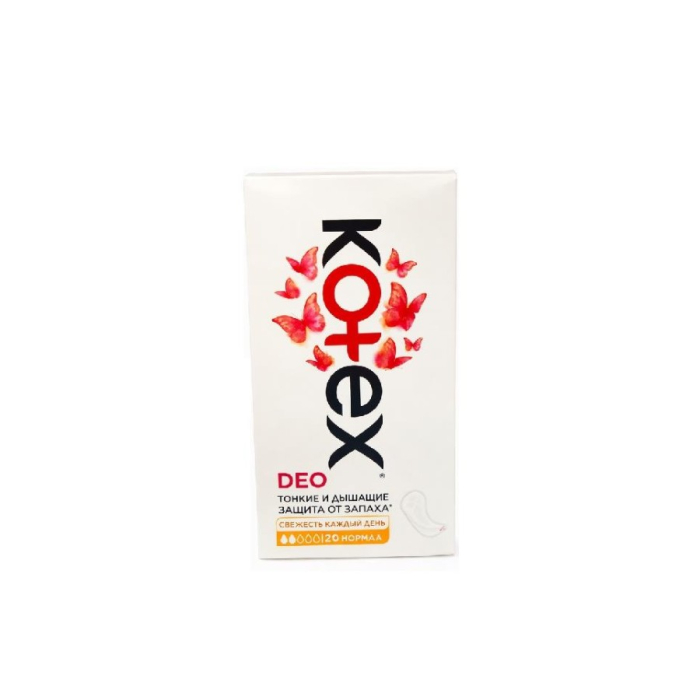 Ежедневки KOTEX NORMAL DEO 20шт