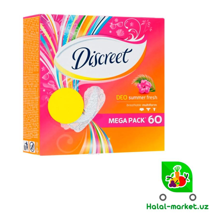 Ежедневки Discreet Summer Fresh 60шт