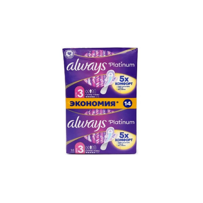 Прокладки ALWAYS PLATINUM Супер 14шт
