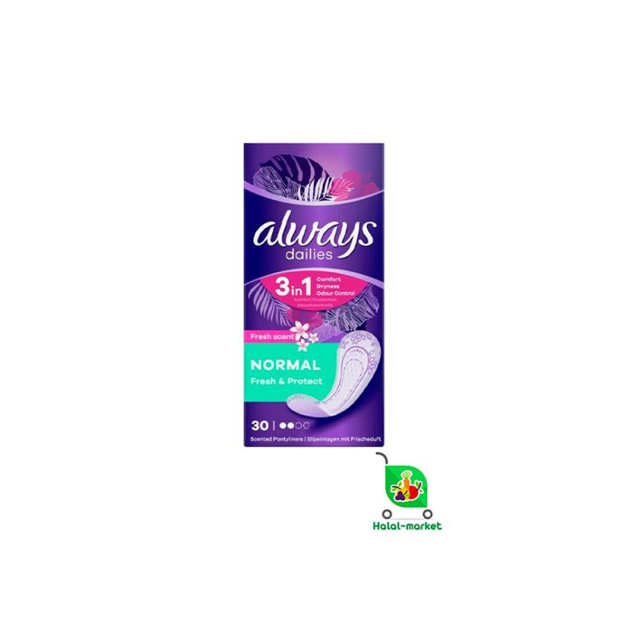 Ежедневки ALWAYS Normal Fresh scent 30шт