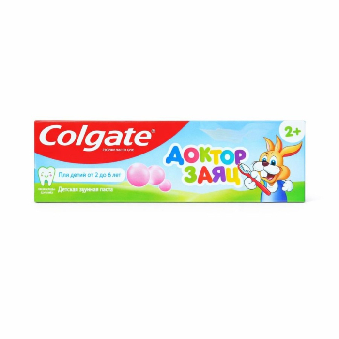 Зуб.паста COLGATE Детская Доктор Заяц Со вкусом жвачки 66гр