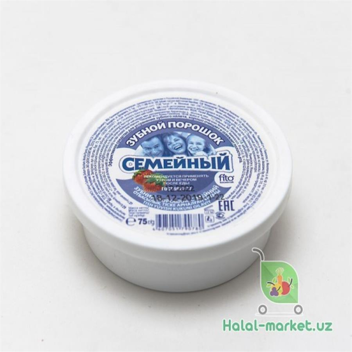Зубной порошок Семейный 75гр