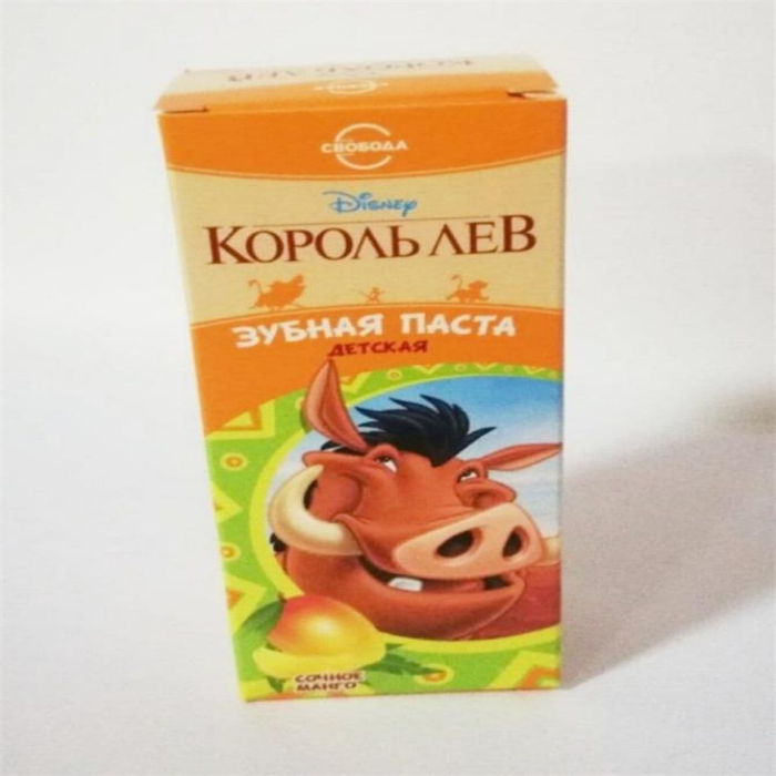 Детская зуб/паста Disney Король лев 62гр