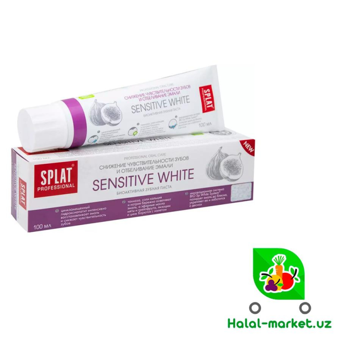 Зуб.паста SPLAT PROFESSIONAL Sensitive White 100мл