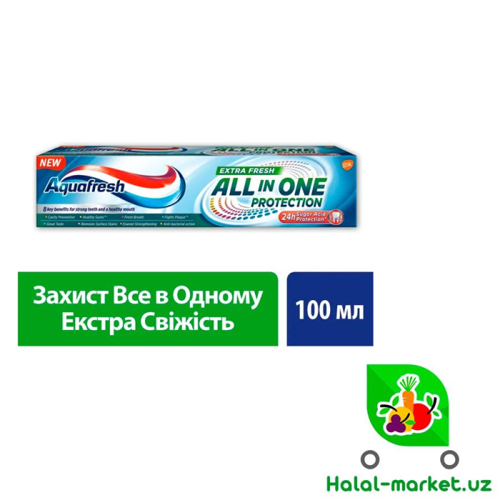 Зуб.паста AQUAFRESH ALL IN ONE Extra Fresh 100мл