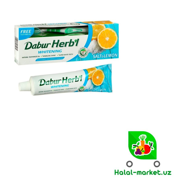 Зуб паста Dabur Herb\'L Salt Lemon 150г (48)