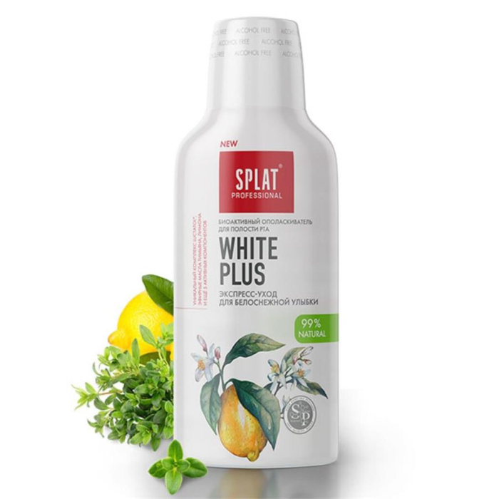 Ополаскиватель SPLAT White plus 275мл