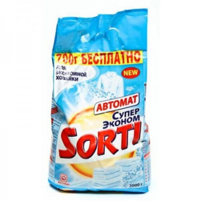 Порошок SORTI Супер эконом авт. 3000гр