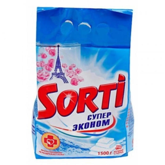 Порошок SORTI Супер эконом руч. 1500гр