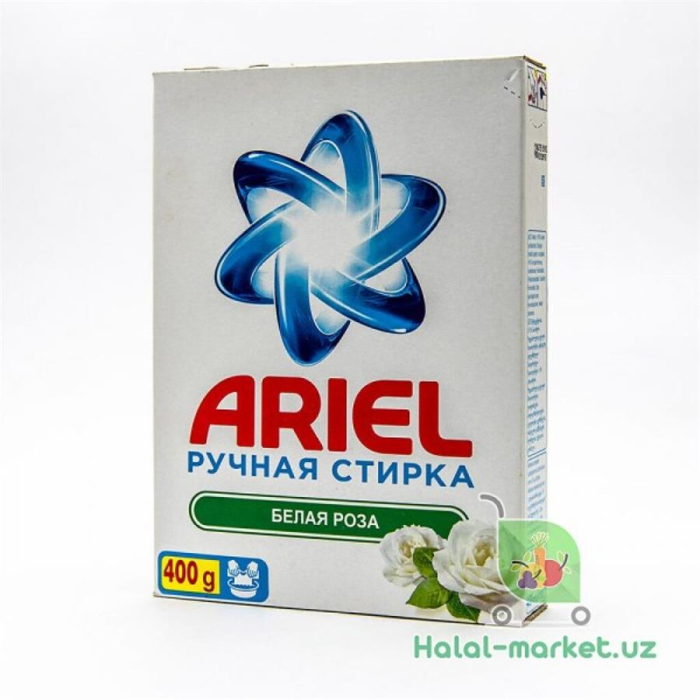 Стир.порошок ARIEL Руч.стир БЕЛАЯ РОЗА 400гр