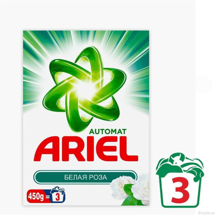 Стир.порошок ARIEL Руч.стир БЕЛАЯ РОЗА 450гр