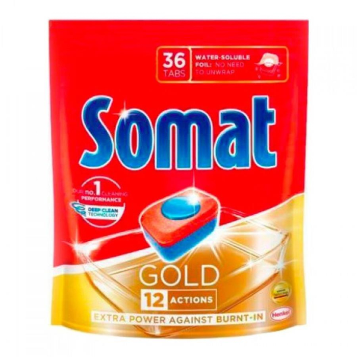 Капс для посуды SOMAT GOLD 36таб