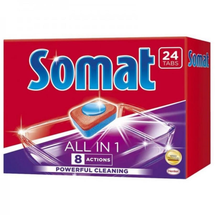 Капс для посуды SOMAT GOLD 24таб