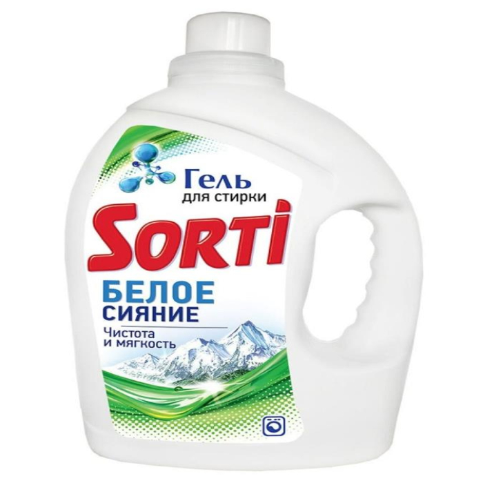 Гель для Стирки SORTI Белое Сияние 2000гр