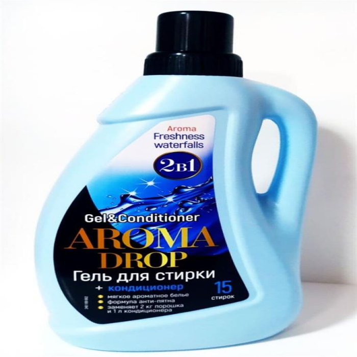 Гель для стирки AROMA DROP 2в1 Свежесть водопада 1000гр