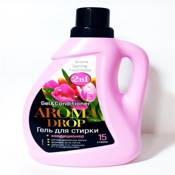 Гель для стирки AROMA DROP 2в1 Весенняя свежесть 1000гр