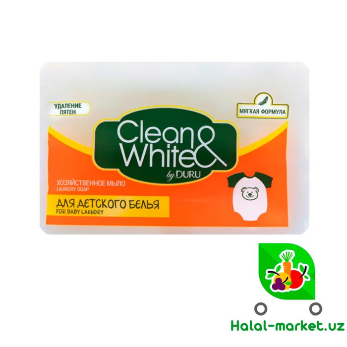 Хоз.мыло CLEAN WHITE baby laundry 480гр