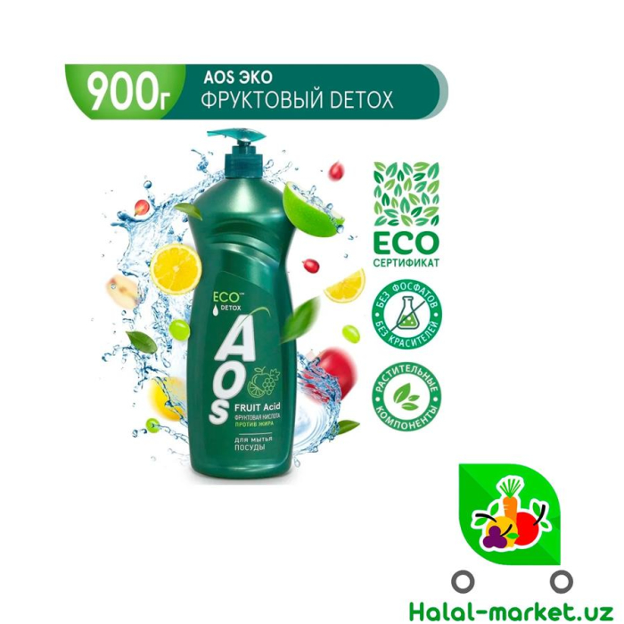 Ср-во для посуды AOS ECO 900гр