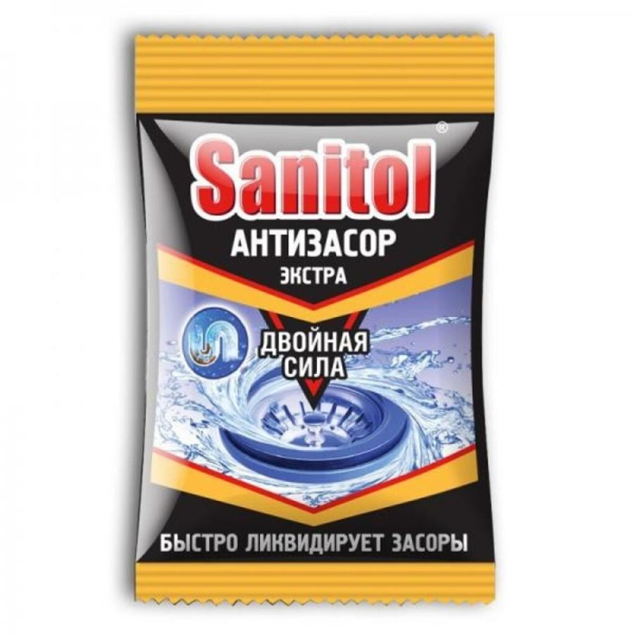 Средство SANITOL Антизасор 90гр