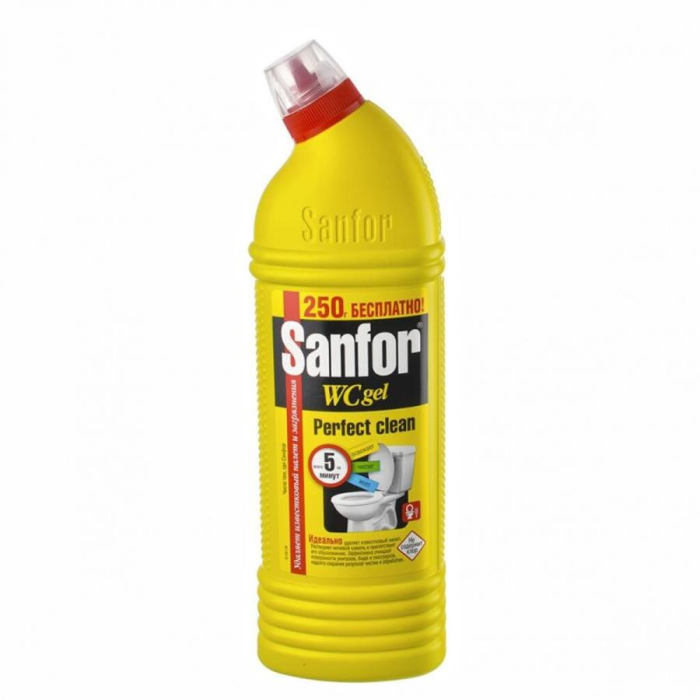 Гель SANFOR WC Лимонная свежесть 1000гр