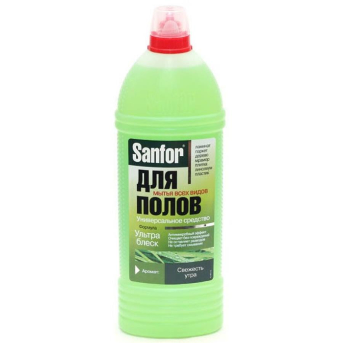 Для полов SANFOR Ультра блеск свежесть утра 1000гр