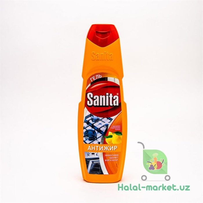 Sanita гель Антижир с лимоном 500гр