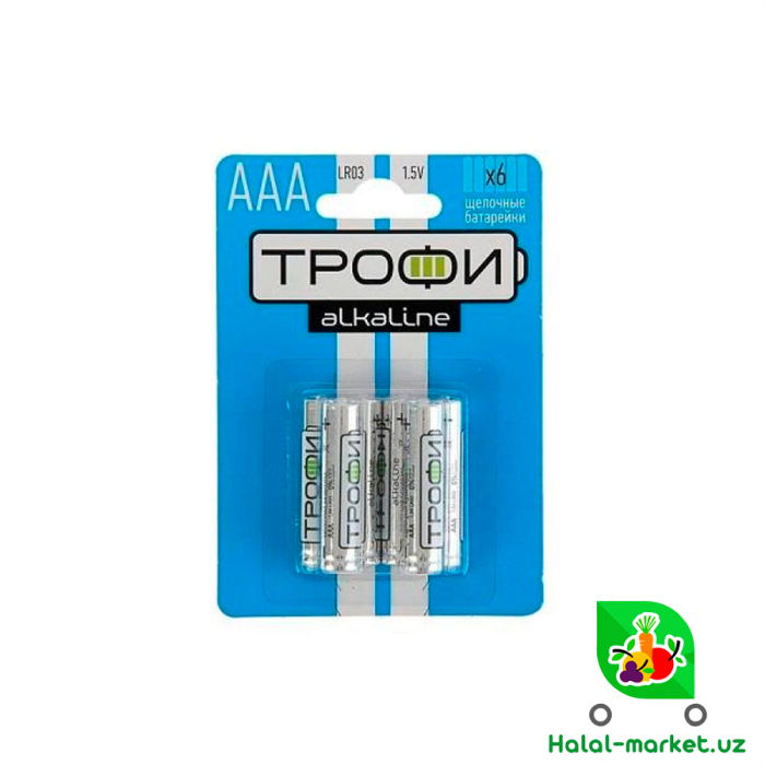 Батарейка ТРОФИ AAA-LR03-6BL (6шт)
