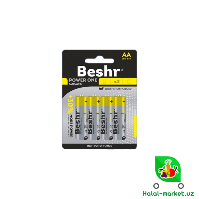 Батарейки Beshr POWER MAX AA LR6 1.5v 2шт