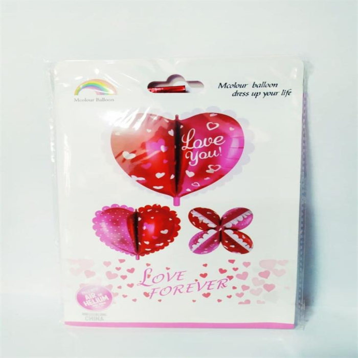 Шарики СЕРДЦЕ/LOVE