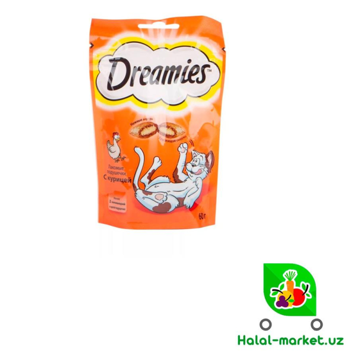 Корм для кошек Dreamies ассортимент 60гр