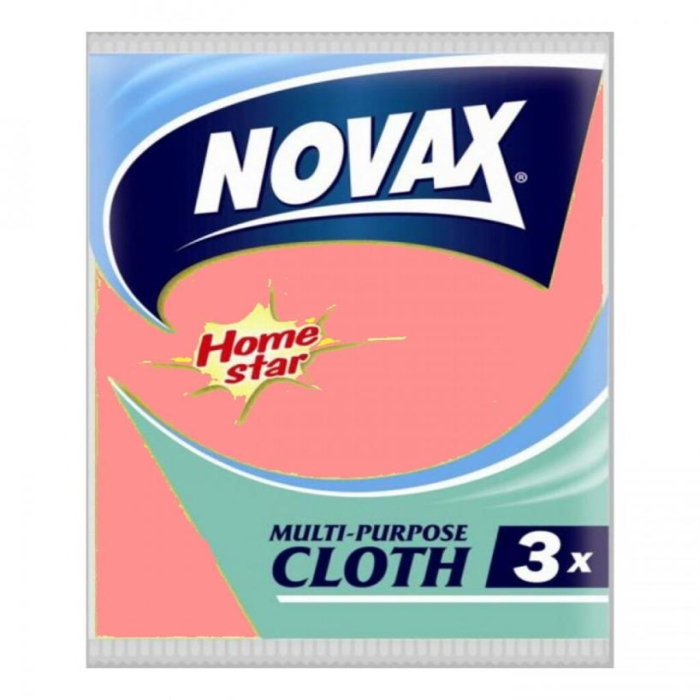 Салфетки NOVAX Home star микрофибра 3шт