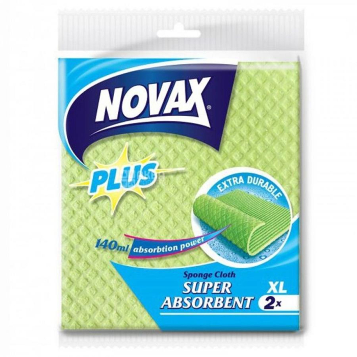 Салфетки NOVAX Plus микрофибра 2шт