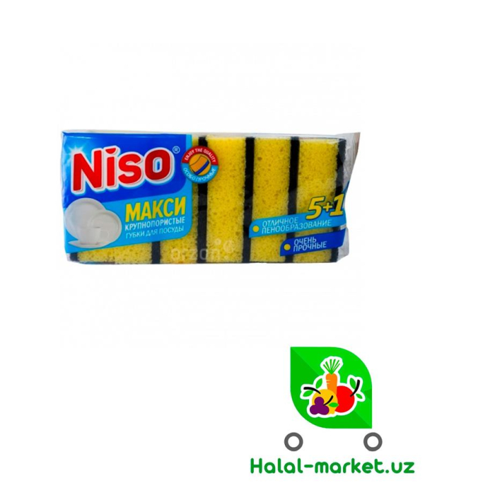 Губка кухонная NISO МАКСИ 5+1