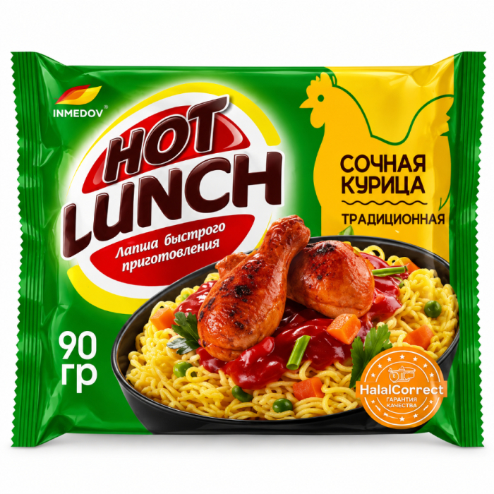 Лапша HOT LUNCH Куриная 90гр