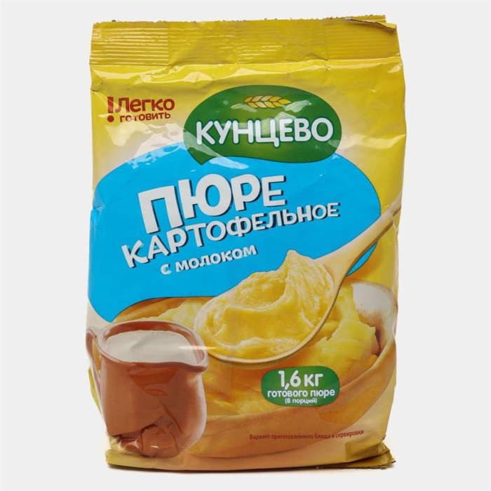 Пюре картофельное Кунцево с молоком 240гр