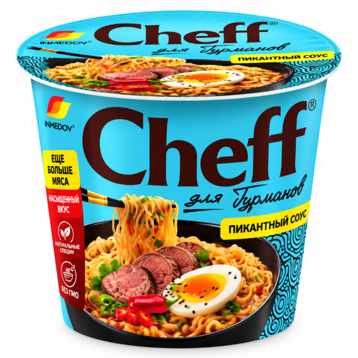 Лапша CHEFF Конина 100гр (стакан)