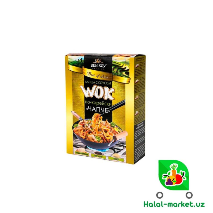 WOK NOODLES Бобовая лапша в чапче 270г