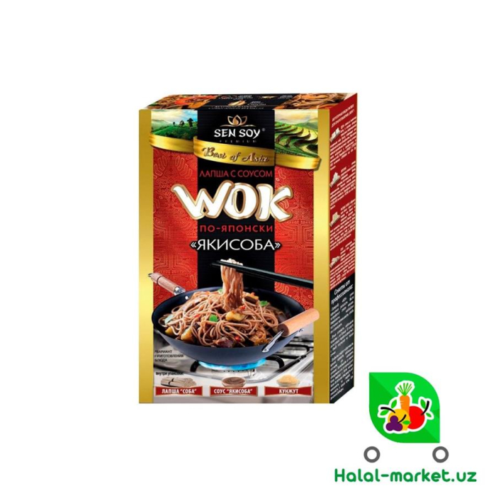 WOK NOODLES Гречневая лапша в якисоба 270г