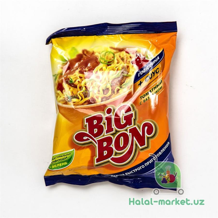 Лапша BIGBON с говядиной 85г