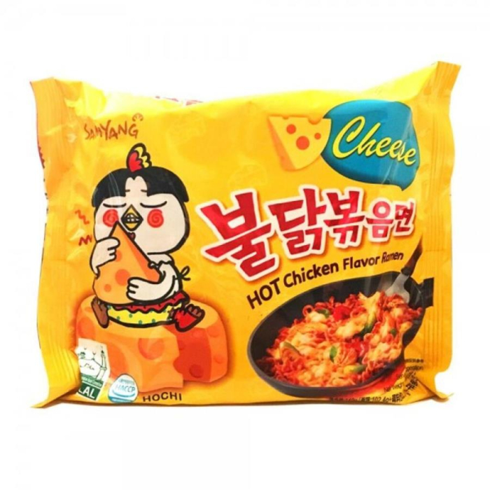 Корейский РОЛТОН HOT CHICKEN RAMEN CHEESE 140гр