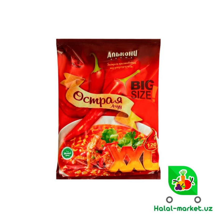 Лапша АЛЬКОНИ Острая Ачуу XXL 120гр