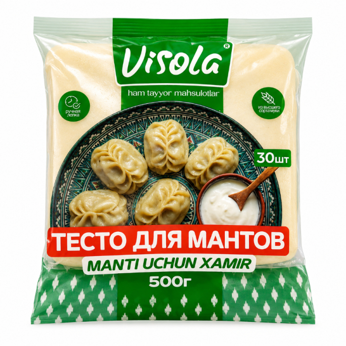 Тесто для мантов VISOLA 500гр