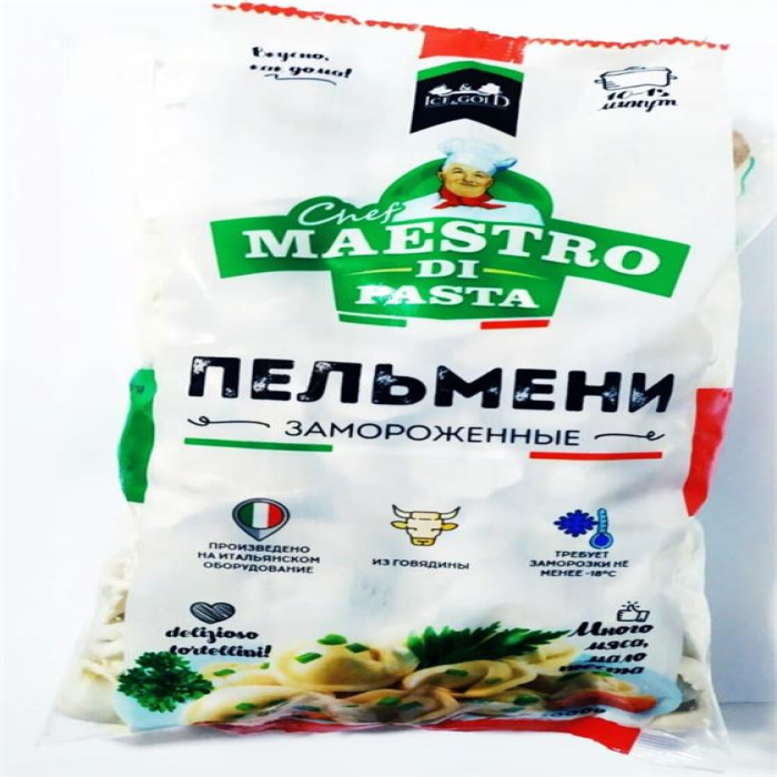 Пельмени из мяса говядины MAESTRO 1000гр