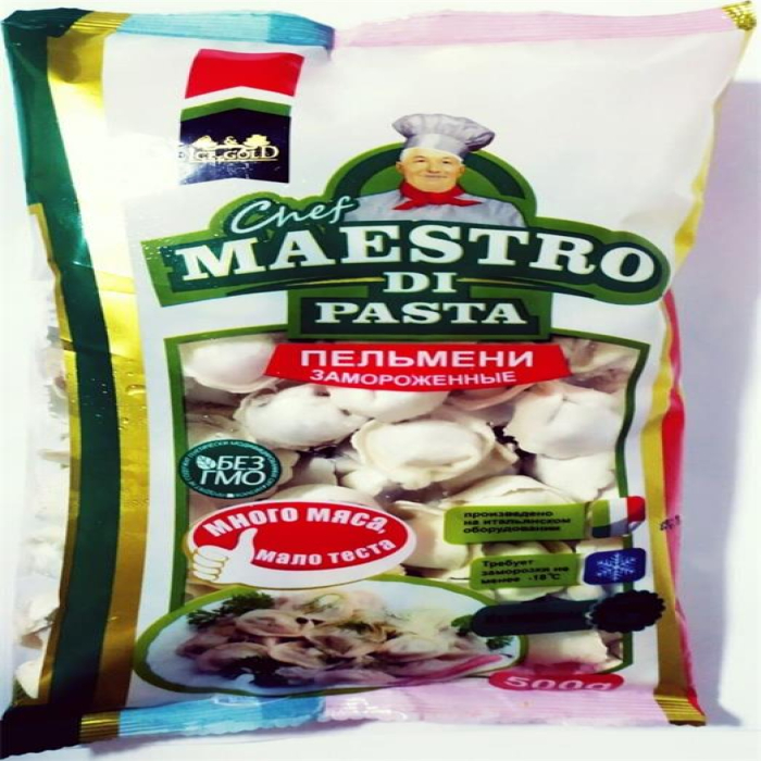Пельмени из мяса говядины MAESTRO 500гр