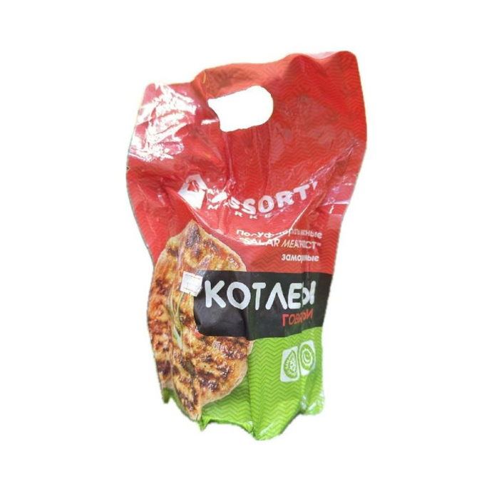 10406-Котлеты ассорти Говяжьи 0,6(шт)