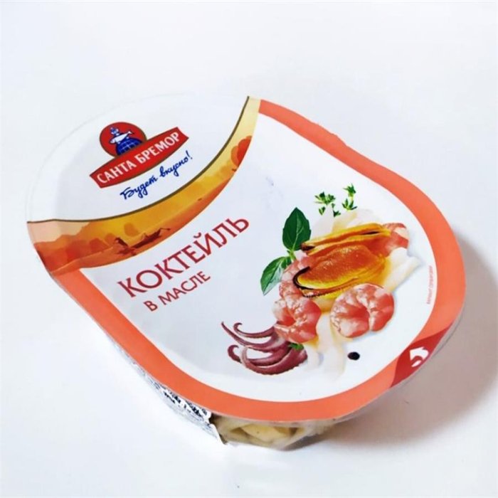 Коктейль в масле из море продуктов 200гр