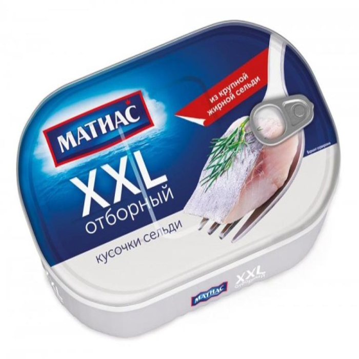 Матиас XXL Сельдь 200гр ж/б