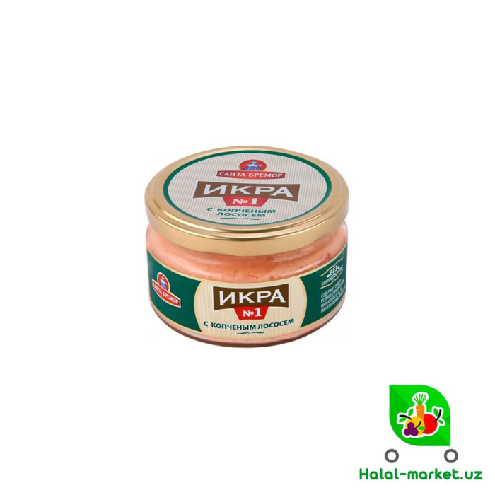 Икра №1 С копченым лососем 180гр